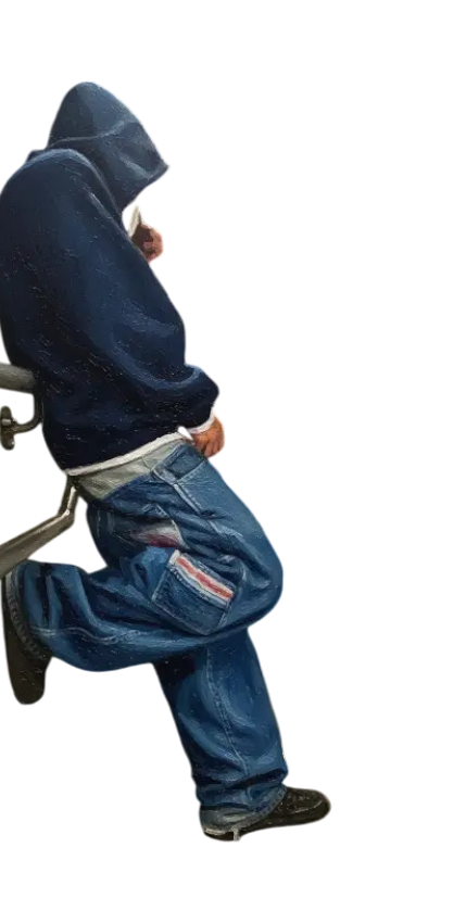 BAGGY SPODNIE WILD LEG